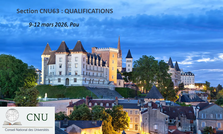 Section CNU63 : Session Qualifications - Pau - mars 2026>